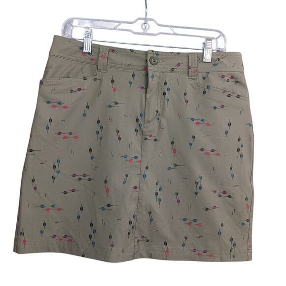 EDDIE BAUER Active Athletic Adventure Skirt Skort 2.0 Olive Women’s Sz. 6 Hiking - Picture 3 of 7